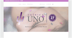 Desktop Screenshot of clinicauno.com
